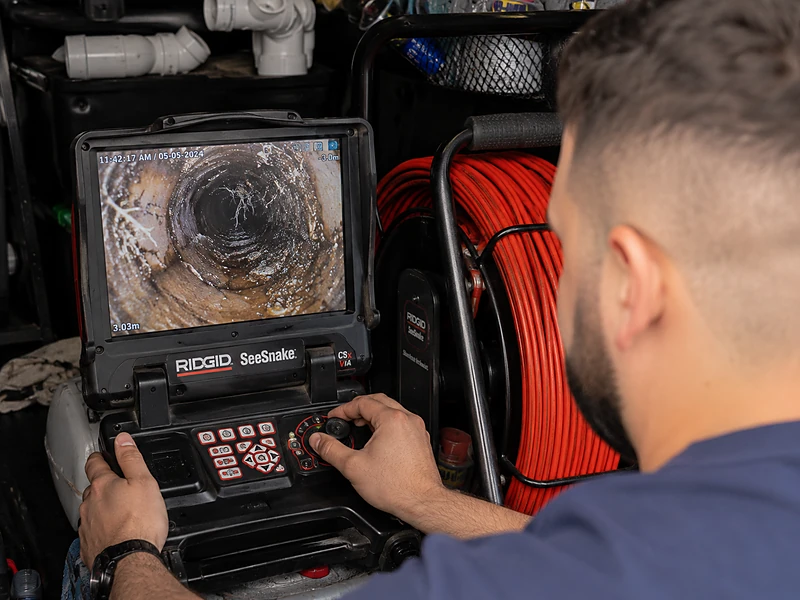 CCTV drain camera inspection in Seaford