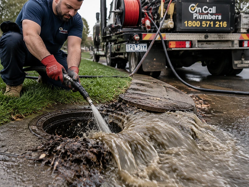 High-pressure sewer jetting in Seaford
