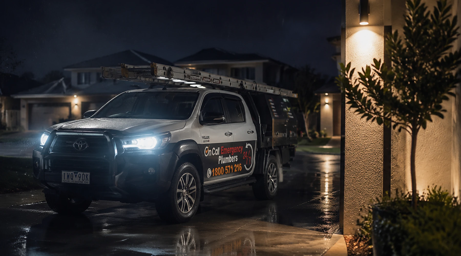 24-hour emergency plumber attending a Seaford property