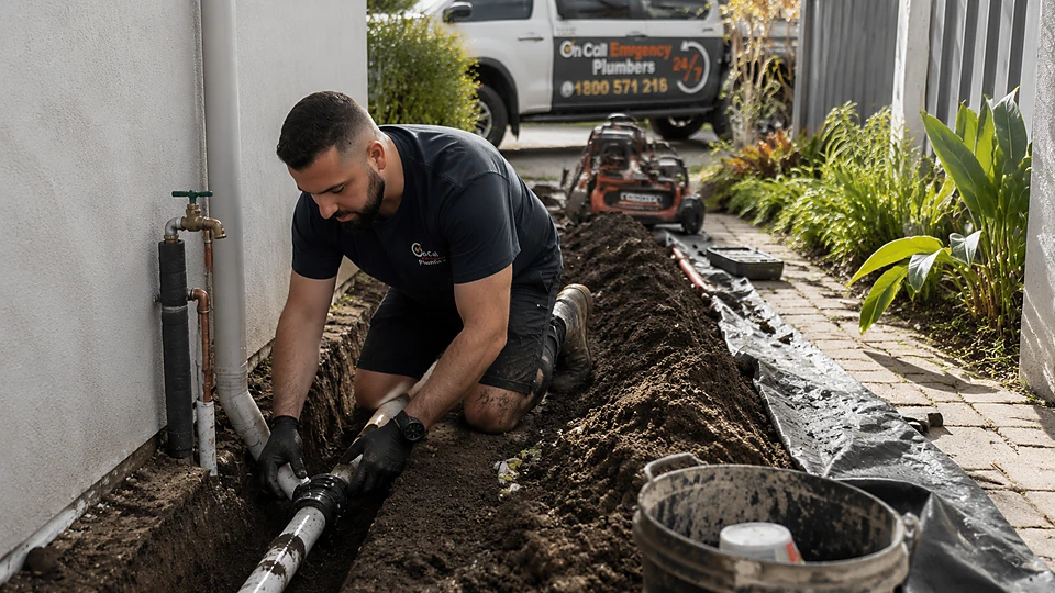 Burst pipe repair in Seaford
